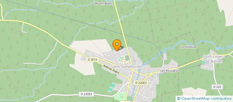 localisation de l'entreprise HAPCHOT PAROUPIAN  SAINT-SYMPHORIEN