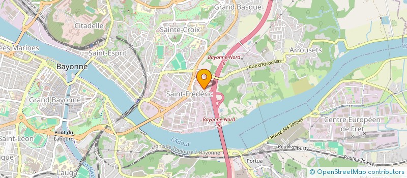 localisation de l'entreprise HAPHIL à BAYONNE