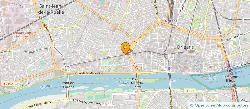 localisation de l'entreprise HAPHIL IMMOBILIER à ORLEANS