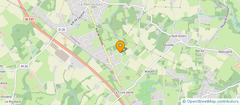 localisation de l'entreprise HAPI  TREILLIERES