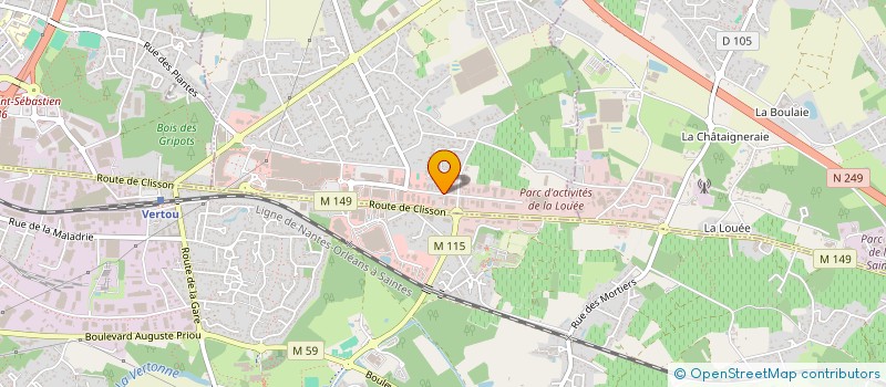 localisation de l'entreprise HAPI COOP à SAINT-SEBASTIEN-SUR-LOIRE