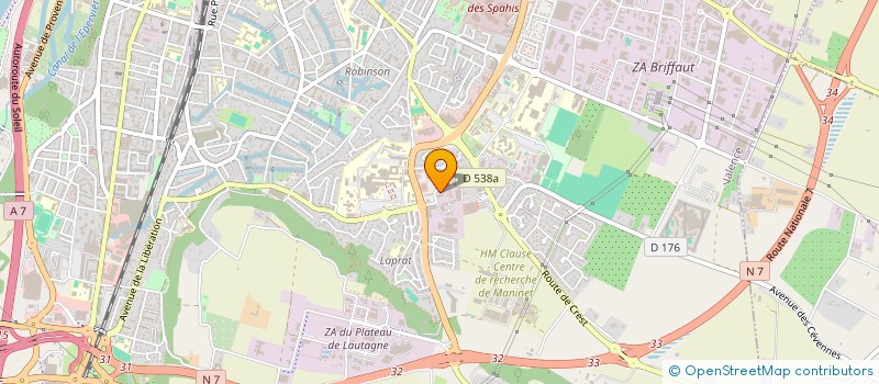 localisation de l'entreprise HAPICS à VALENCE