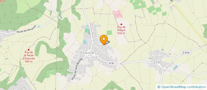 localisation de l'entreprise HAPIFI  CHAURIAT