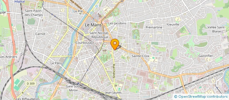 localisation de l'entreprise HAPIMO à LE MANS