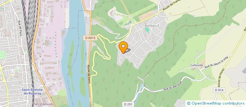 localisation de l'entreprise HAPITAK  BELBEUF