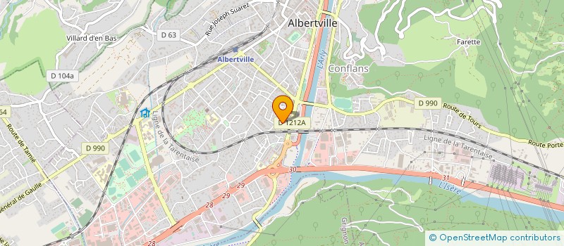 localisation de l'entreprise HAPKIDO ALBERTVILLE  ALBERTVILLE