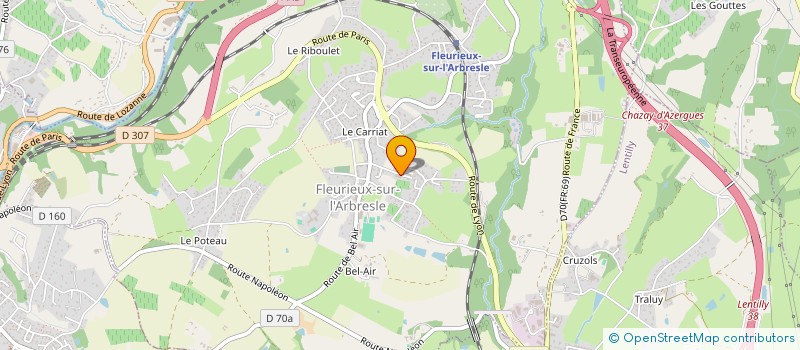 localisation de l'entreprise HAPKIDO JIN JUNG KWAN FRANCE FLEURIEUX à FLEURIEUX-SUR-L'ARBRESLE