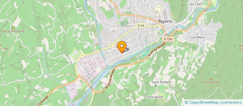 localisation de l'entreprise HAPKIDO NYONS (HKDN)  NYONS