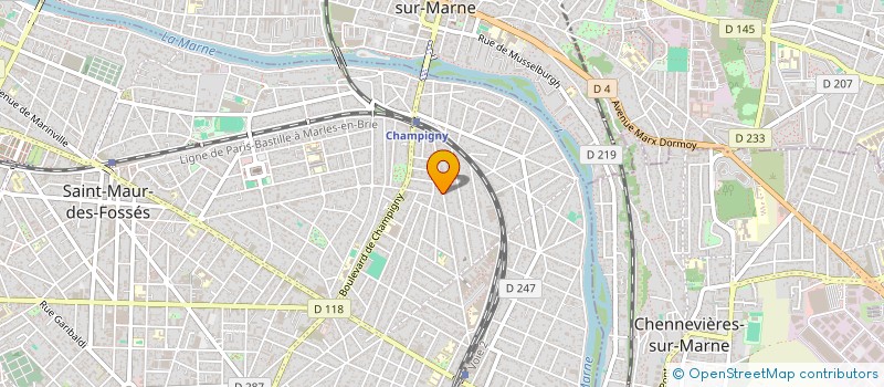 localisation de l'entreprise HAPLO DISTRIBUTION  SAINT-MAUR-DES-FOSSES