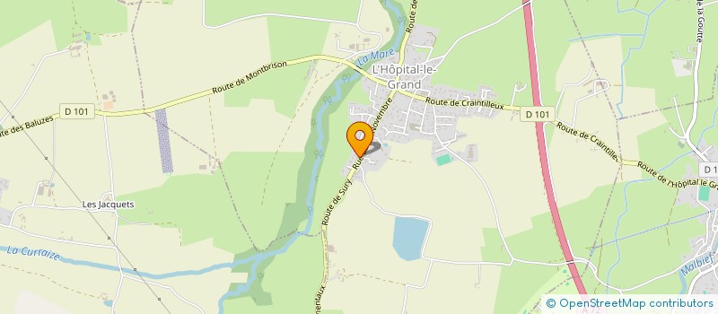 localisation de l'entreprise HAPODYS  L'HOPITAL-LE-GRAND