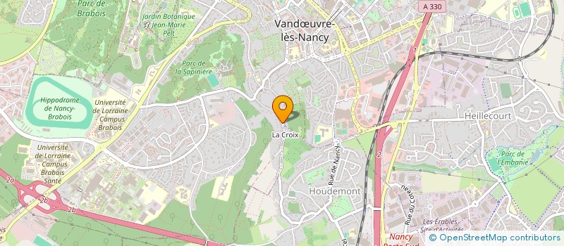 localisation de l'entreprise HAPP'IMMO  VANDUVRE-LES-NANCY