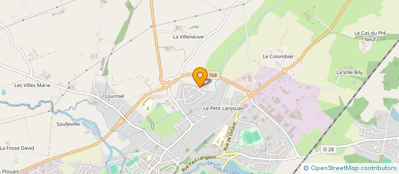 localisation de l'entreprise HAPP'TITUDES SERVICES à LAMBALLE-ARMOR
