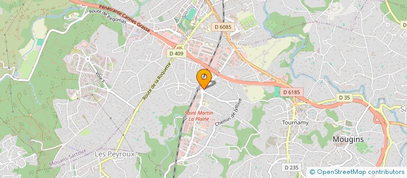 localisation de l'entreprise HAPPE DDX à MOUGINS