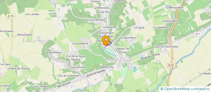 localisation de l'entreprise HAPPEDAS  POCE-SUR-CISSE