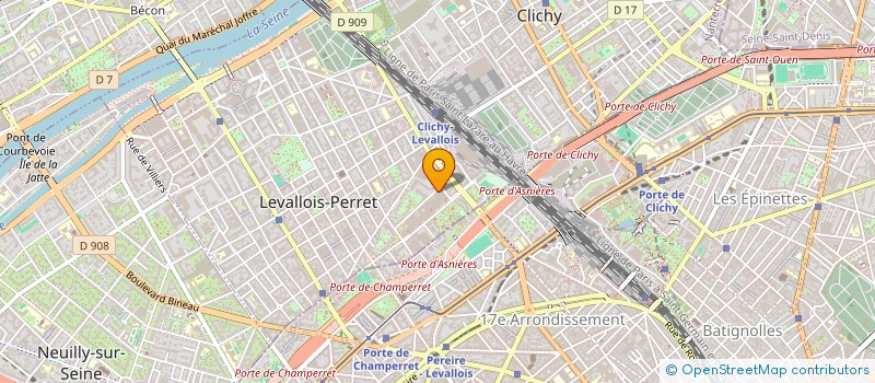 localisation de l'entreprise HAPPEEIMMO à LEVALLOIS-PERRET