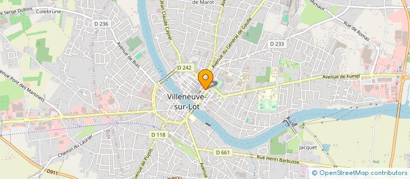 localisation de l'entreprise HAPPENING CREATION  VILLENEUVE-SUR-LOT