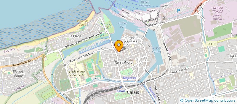 localisation de l'entreprise HAPPIETTE  CALAIS