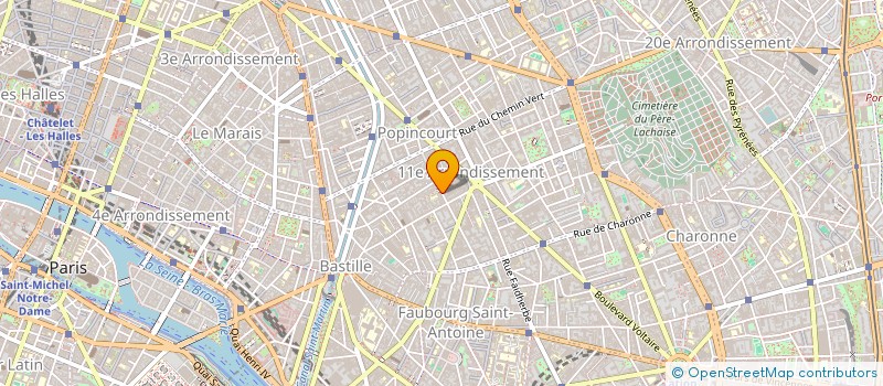 localisation de l'entreprise HAPPINESS  PARIS