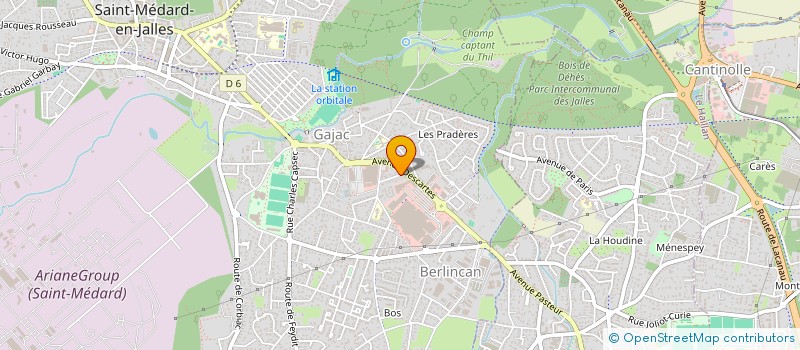 localisation de l'entreprise HAPPINESS  SAINT-MEDARD-EN-JALLES