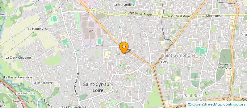 localisation de l'entreprise HAPPINESS SOCIETY  SAINT-CYR-SUR-LOIRE