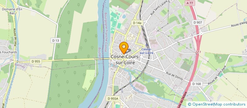 localisation de l'entreprise HAPPINESS TIME à COSNE-COURS-SUR-LOIRE