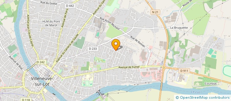 localisation de l'entreprise HAPPINESS & WORK  VILLENEUVE SUR LOT