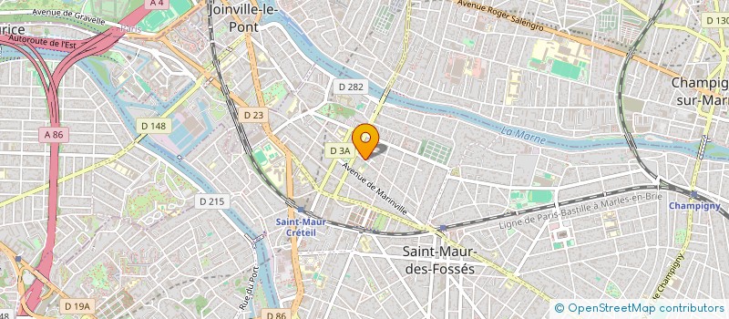 localisation de l'entreprise HAPPIO SPORT PERFORMANCE à SAINT-MAUR-DES-FOSSES