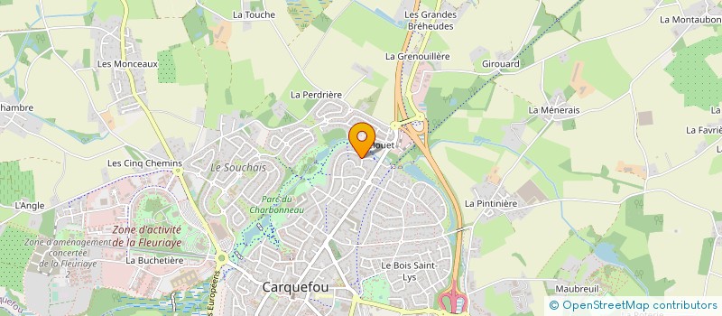 localisation de l'entreprise HAPPITALIA EVENTS à CARQUEFOU