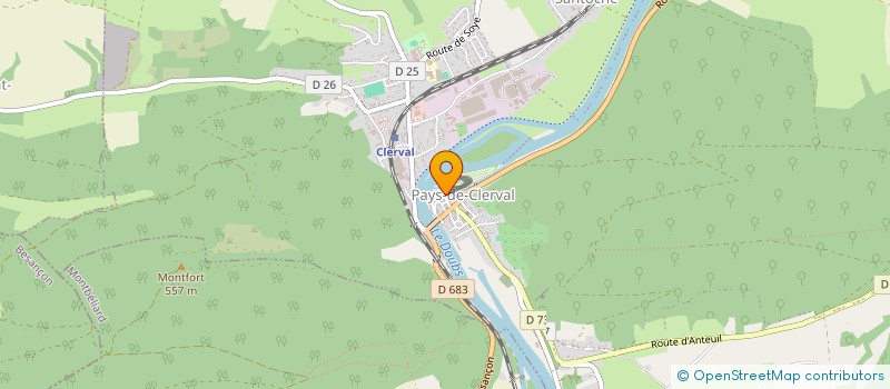 localisation de l'entreprise HAPPSYNESS  PAYS-DE-CLERVAL