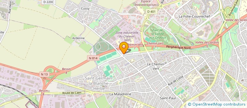 localisation de l'entreprise HAPPY à CAEN