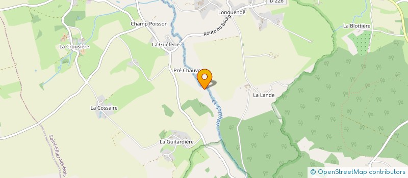 localisation de l'entreprise HAPPY à L'OREE-D'ECOUVES