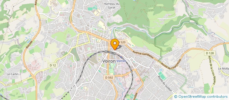 localisation de l'entreprise HAPPY à VOIRON