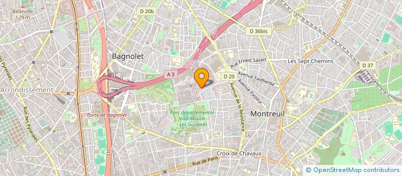 localisation de l'entreprise HAPPY  MONTREUIL