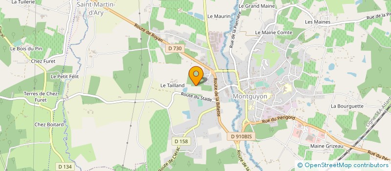 localisation de l'entreprise HAPPY  SAINT-MARTIN-D'ARY