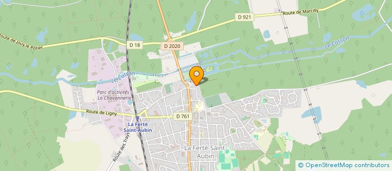 localisation de l'entreprise HAPPY  LA FERTE-SAINT-AUBIN