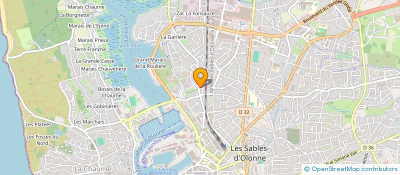 localisation de l'entreprise HAPPY à LES SABLES-D'OLONNE