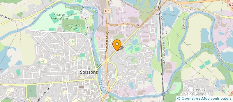 localisation de l'entreprise HAPPY-AISNE.COM à SOISSONS