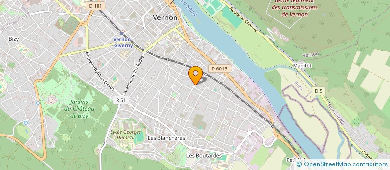 localisation de l'entreprise HAPPY & ASSOCIES  VERNON