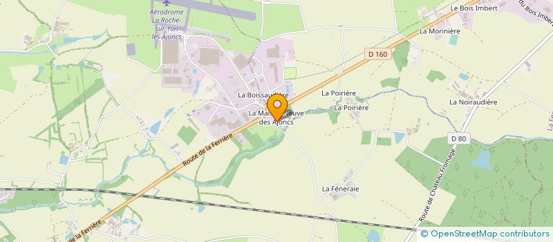 localisation de l'entreprise HAPPY ASSURANCES à ROCHE SUR YON (LA)