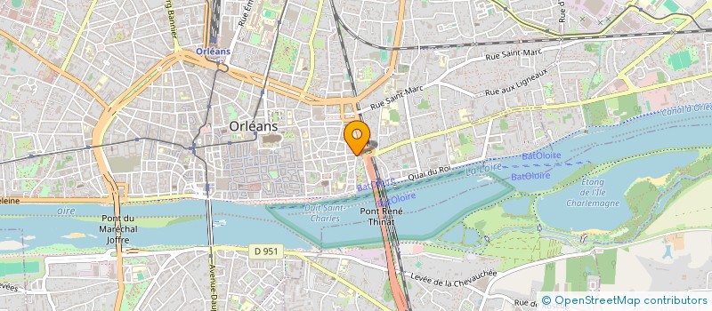 localisation de l'entreprise HAPPY ATELIERS à ORLEANS