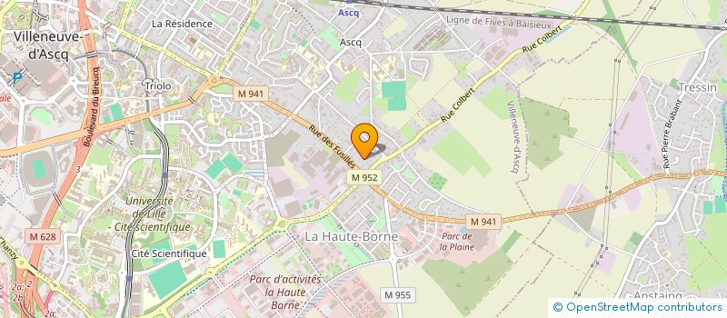 localisation de l'entreprise HAPPY & AVENIR  VILLENEUVE-D'ASCQ