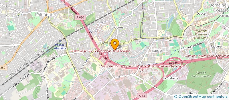 localisation de l'entreprise HAPPY BATI  PESSAC