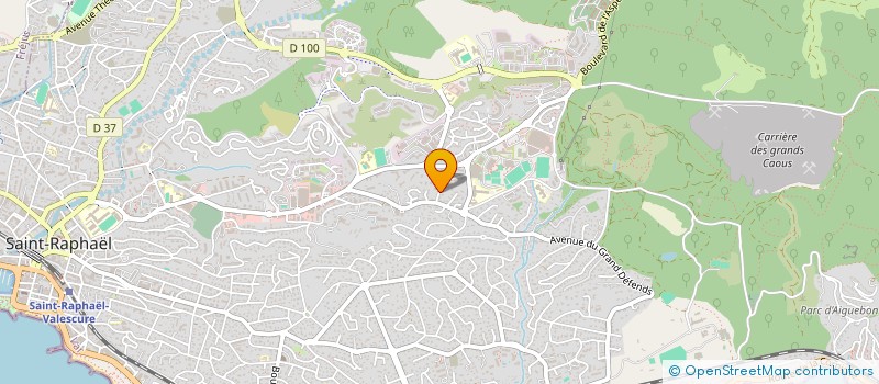 localisation de l'entreprise HAPPY BODY BY JU2  SAINT-RAPHAEL