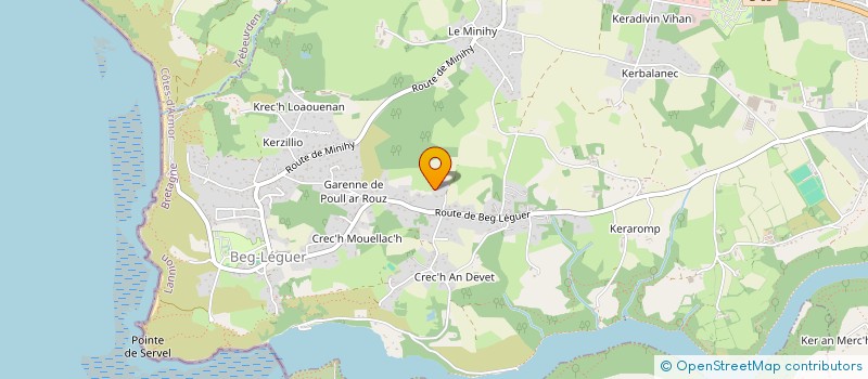 localisation de l'entreprise HAPPY BOOTS 22 - LANNION COUNTRY DANCE  LANNION