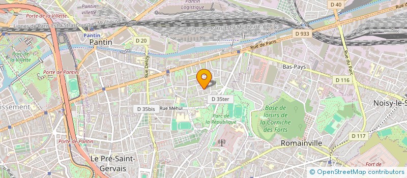 localisation de l'entreprise HAPPY BUNNIES  PANTIN
