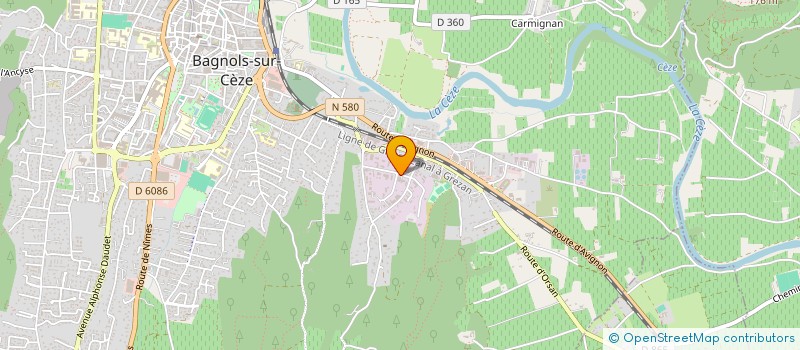 localisation de l'entreprise HAPPY CAR à BAGNOLS-SUR-CEZE