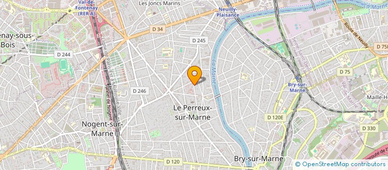 localisation de l'entreprise HAPPY CAR'S à LE PERREUX-SUR-MARNE
