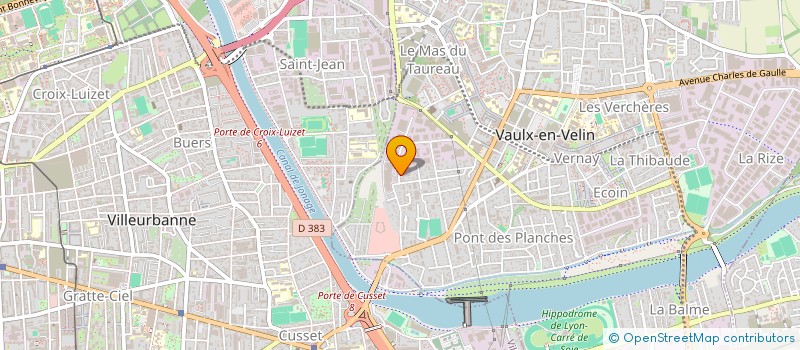 localisation de l'entreprise HAPPY CASA  VAULX-EN-VELIN