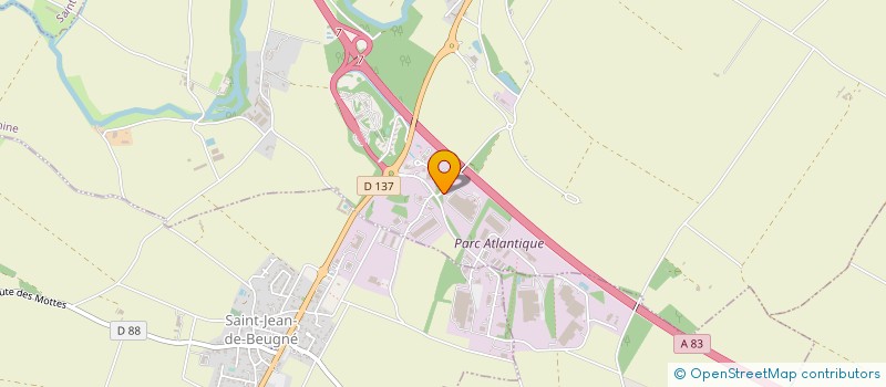 localisation de l'entreprise HAPPY CASH - HAPPY TROC - LA CENTRALE  SAINTE-HERMINE