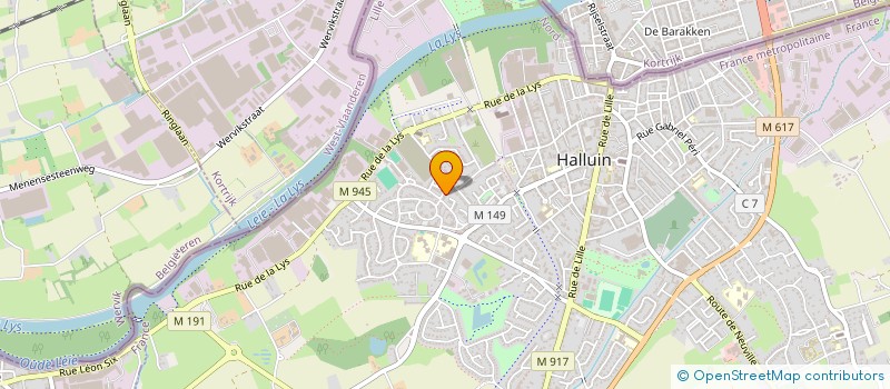 localisation de l'entreprise HAPPY COLIS à HALLUIN